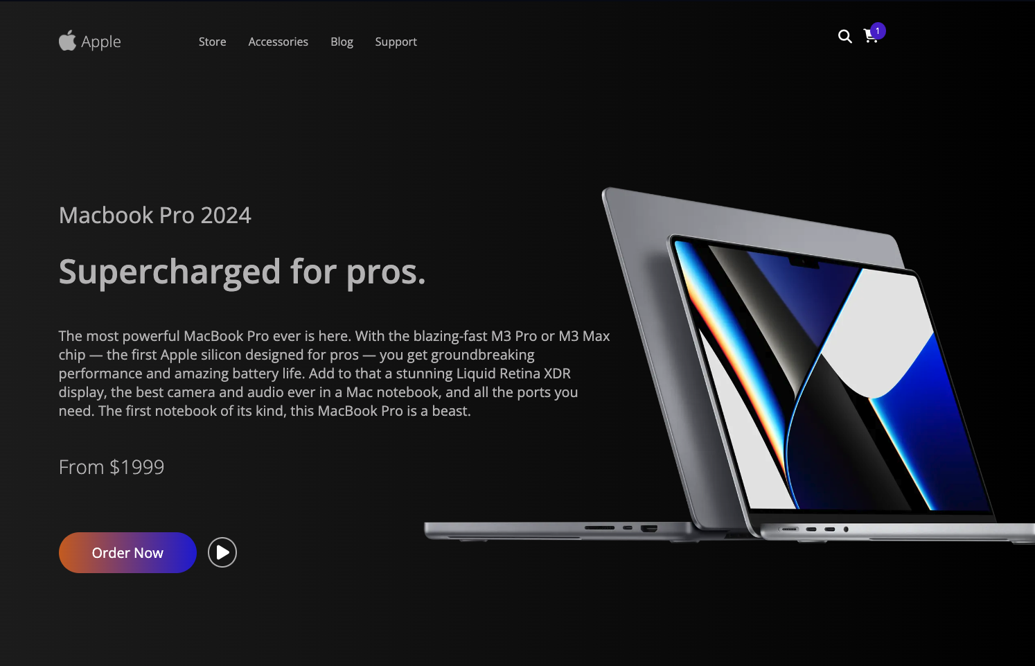 Apple MackBook Pro Website